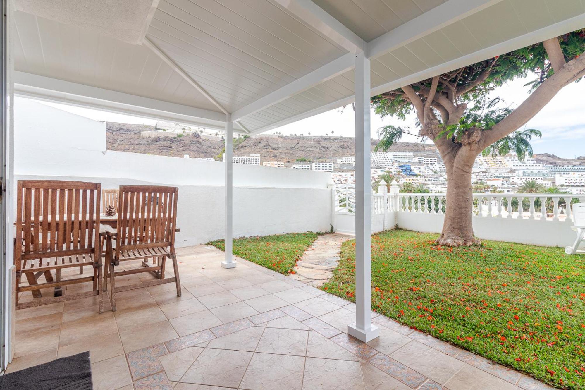 Flatguest Orinoco + Pool + Terrace + Garden Mogán Exterior foto