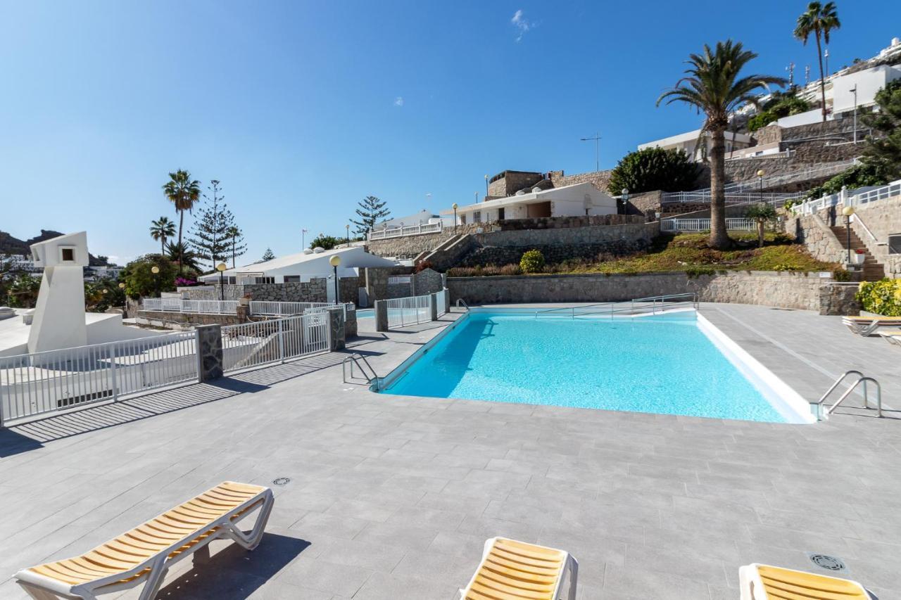 Flatguest Orinoco + Pool + Terrace + Garden Mogán Exterior foto